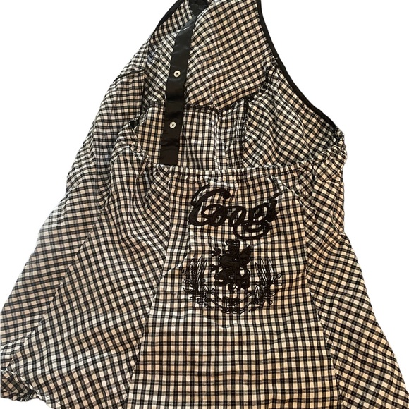 Coogi plaid halter tank top - Picture 2 of 4